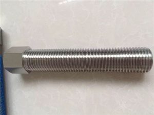 310S .317L stainless steel fasteners tanan nga thread hex bolts 724L / 725LN