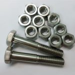 alloy 20 bolts ug nuts stainless steel fastener uns n08020