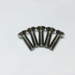 M3, M6 titanium screw flat head socket head cap titanium flange screws alang sa operasyon sa spinal