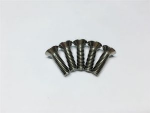 M3, M6 titanium screw flat head socket head cap titanium flange screws alang sa operasyon sa spinal