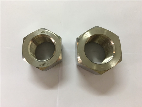 paghimo og nikel alloy a453 660 1.4980 hex nuts