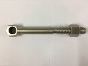 No.46-Eye Screw bolt nga adunay nut stainless steel