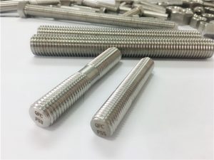 pasadya auto machined stainless steel fasteners double end threaded rod