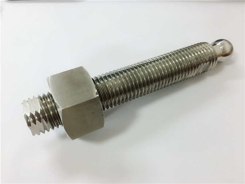 nabag-o nga kalidad nga kalidad nga cnc lathe nga nagbalhin sa mga titanium ball stud nga mga fastener