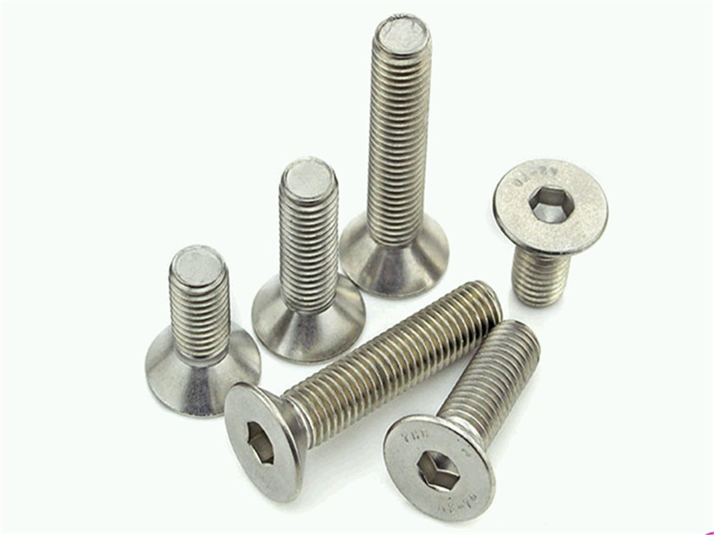 flat head hex socket furniture bunk bed screw m5 m6 m7 customized flat head socket cap, stainless steel 303 sae screw alang sa lingkuranan
